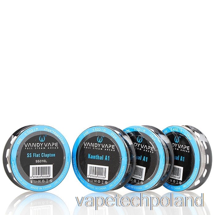 Vape Polska Vandy Vape Specjalne Szpule Z Drutu Ka1 Fusion Clapton - 24ga*2(=)+32ga - 10ft - 1.16ohm